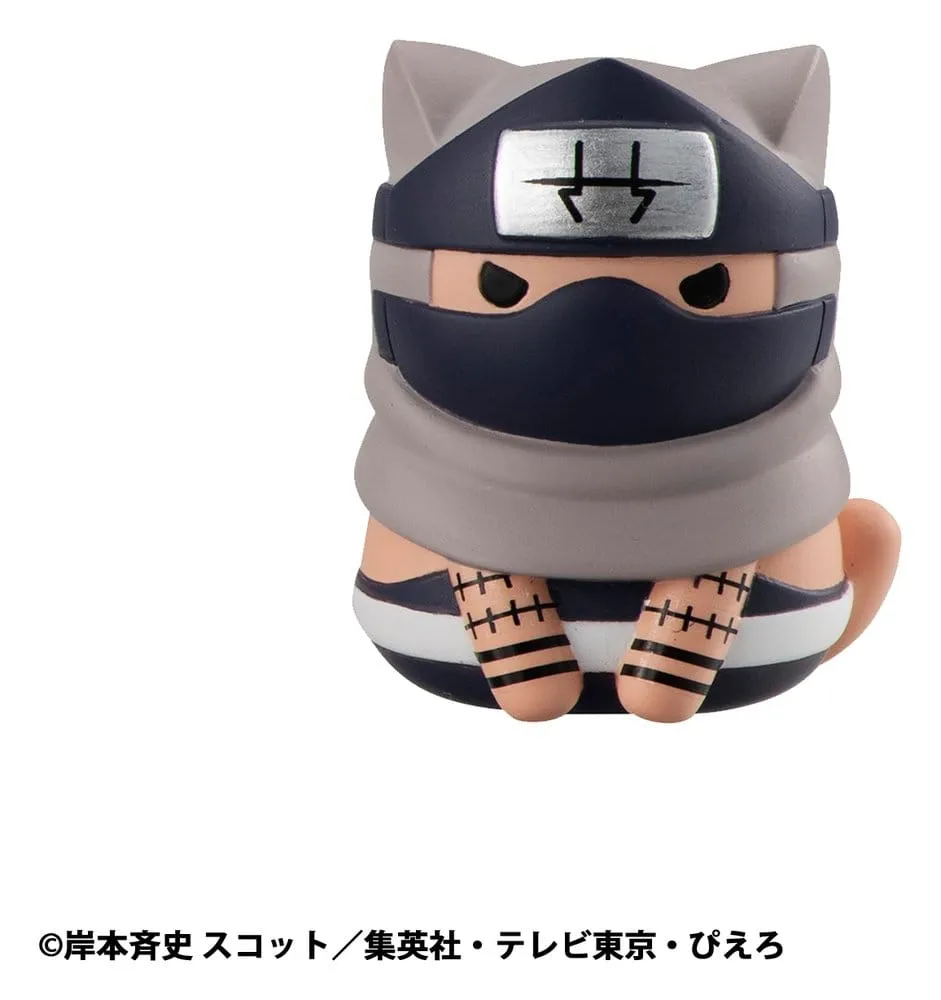 Naruto Shippuden Mega Cat Project Trading Figure Defense Battle of Village of Konoha! 3 cm Nyaruto! Blind Box - 1 Unidade